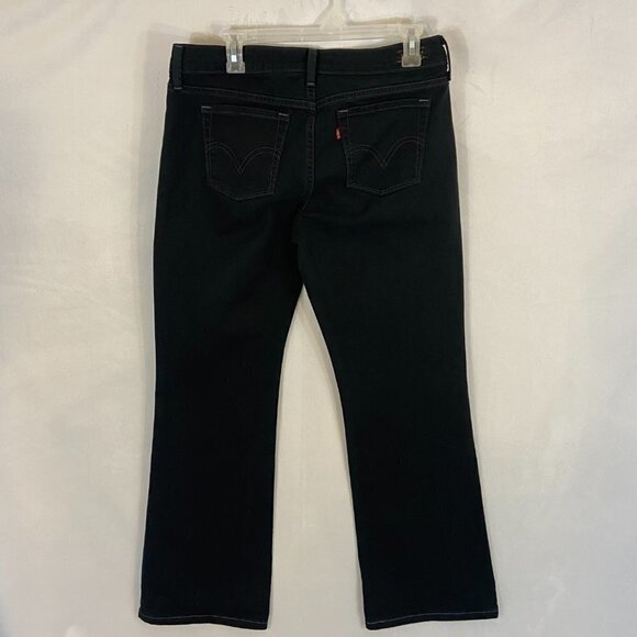 Levi's 545 Low Bootcut Jeans Women's Size 12M (31 x 30) Black Mid Rise - Picture 3 of 11